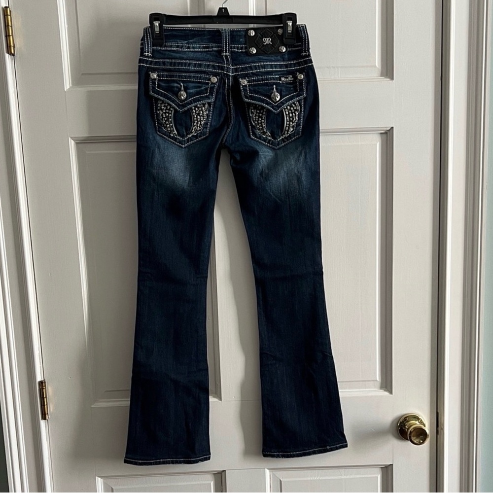 Miss Me Angel Wings Boot Cut Low
Rise Jeans 25